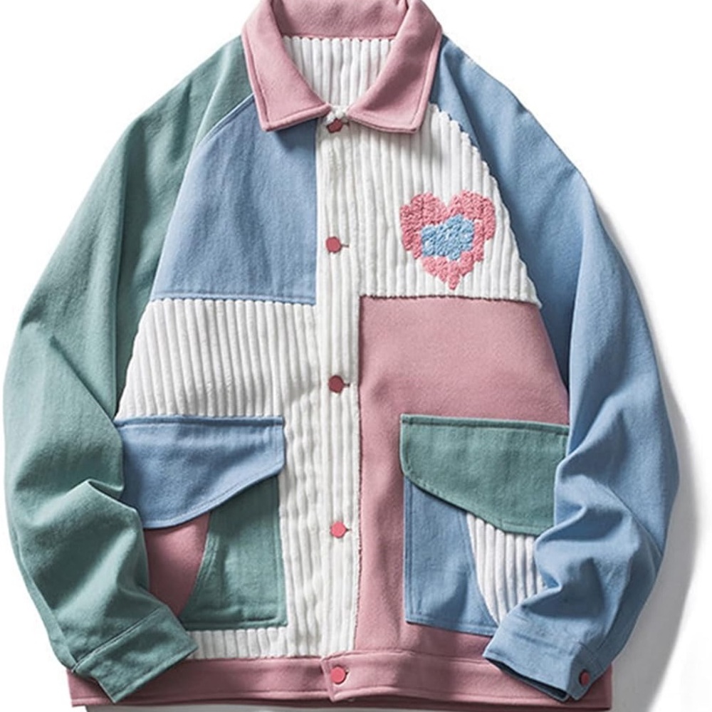 Brand new Jacket. 100% corduroy. Pastel colors. Unisex jacket